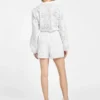 Hazel Embroidered Eyelet Romper