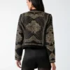 Helene Studded Embroidery Jacket