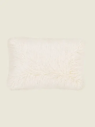 Helma Rectangular Faux-Fur Pillow