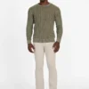 Herman Cable-Knit Washed Sweater
