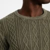 Herman Cable-Knit Washed Sweater