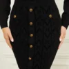 Hermione Boat-Neck Sweater Dress