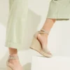 Hidy Suede Espadrille Wedges