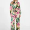 Ines Printed Satin Pants