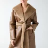 Ines Reversible Faux-Leather Coat
