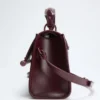 Iris Bamboo Leather Satchel