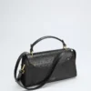Iris Bamboo Mini Leather Satchel