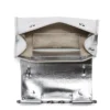 Iris Metallic Leather Top Handle Bag