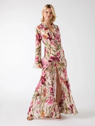 Iris Printed Maxi Dress