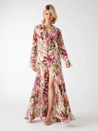 Iris Printed Maxi Dress