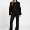Ivana Faux-Fur Buttoned Jacket
