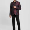 Jacquard Floral Blazer
