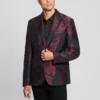 Jacquard Floral Blazer