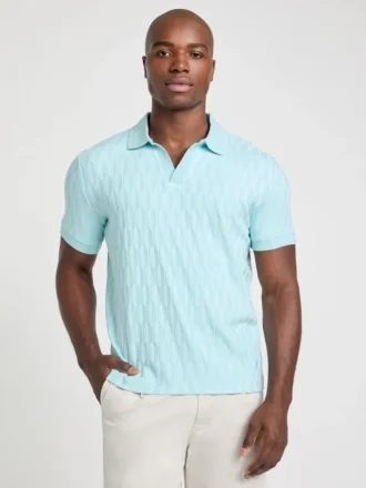 Jacquard Knit Polo