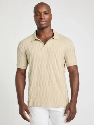 Jacquard Knit Polo