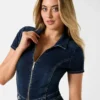 Janae Denim Romper