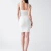 Janet Button Ribbed Sweater Dress