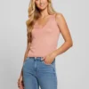 Janine Rhinestone Sweater-Knit Top