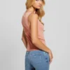 Janine Rhinestone Sweater-Knit Top