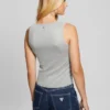 Janine Rhinestone Sweater-Knit Top