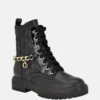 Jellard Quilted Chain Moto Boots