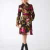 Jennifer Printed Trench Coat