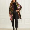 Jennifer Printed Trench Coat
