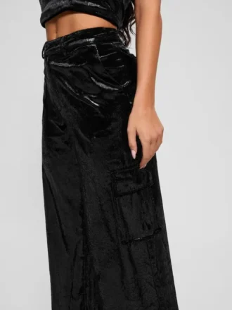 Jolie Velvet Cargo Pants
