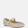 Kalidal Rhinestone Ballet Flats