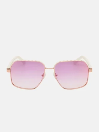 Katelyn Metal Rim Signature Sunglasses