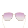Katelyn Metal Rim Signature Sunglasses