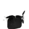 Keyah Feather Top Clutch