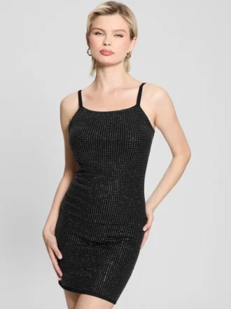 Khloe Rhinestone Sweater Dress