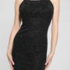Khloe Rhinestone Sweater Dress