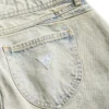 Lace Denim Flare Pants