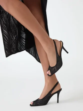 Lace Slingback