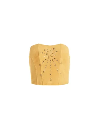 Lace-Up Bustier Top