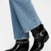 Lansly Studded Buckle Booties