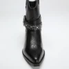 Lansly Studded Buckle Booties