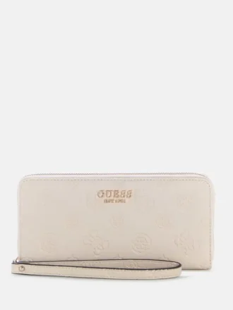Laurel Ii Debossed Peony Large Wallet