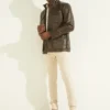 Leather Field Jacket