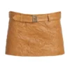 Leather Mini Skirt