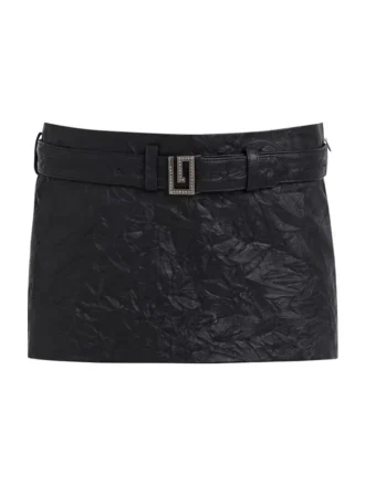 Leather Mini Skirt
