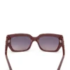 Leigh-Anne Rectangular Plastic Sunglasses