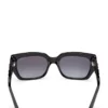 Leigh-Anne Rectangular Plastic Sunglasses
