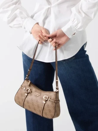 Leona Logo Shoulder  Bag
