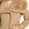 Lilia Faux-Fur Collar Coat
