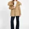 Lilia Faux-Fur Collar Coat