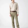 Linen-Blend Shirt