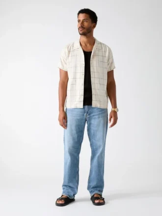 Linen-Blend Shirt